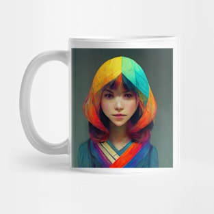 A colorful girl - best selling Mug